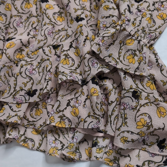 Nordstrom Rack (Cashmere and Cupcake Pink Frilly Floral Patterned Dress, Size S - Picture 9 of 9